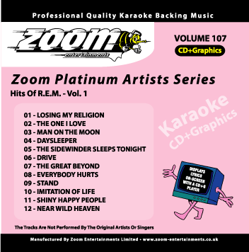 Zoom Platinum Artists - Volume 107 (R.E.M.)